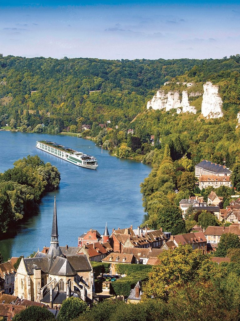 Scenic Gem cruising Les Andelys, France