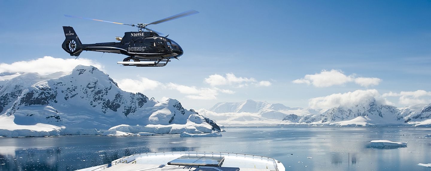 helicopter Antarctica