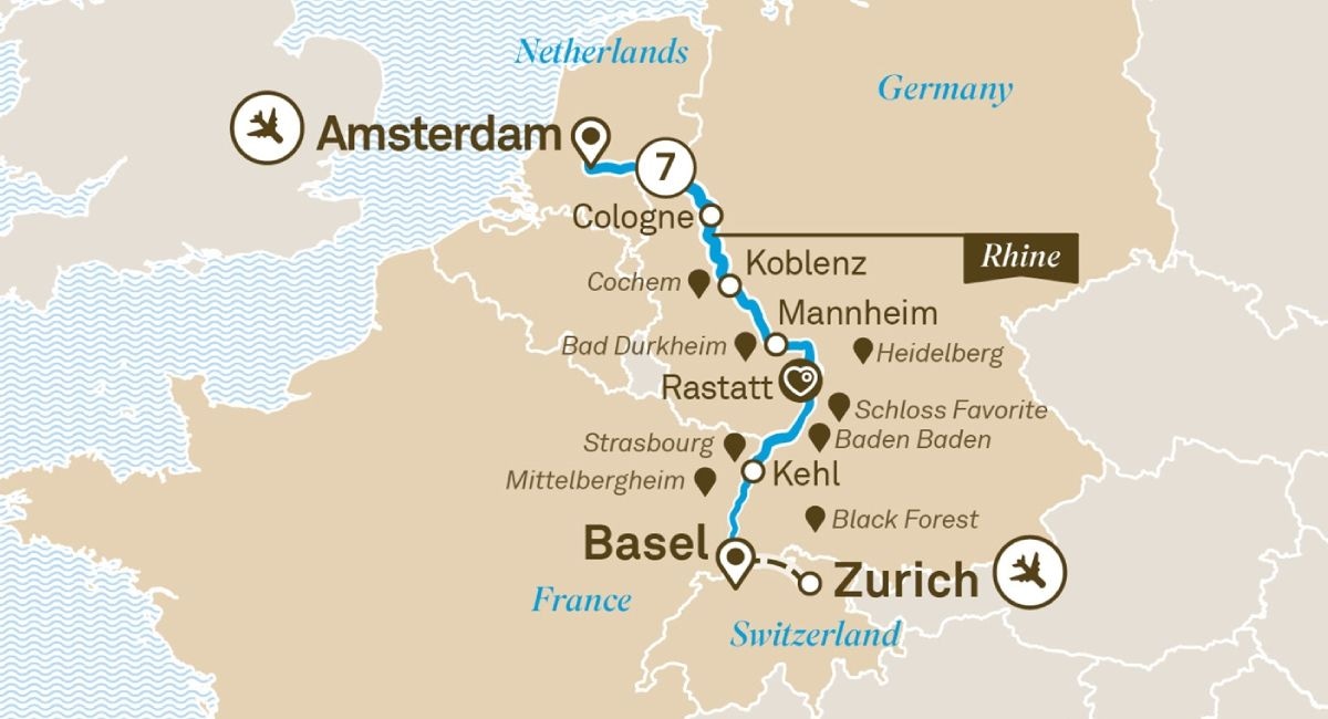 Rhine map