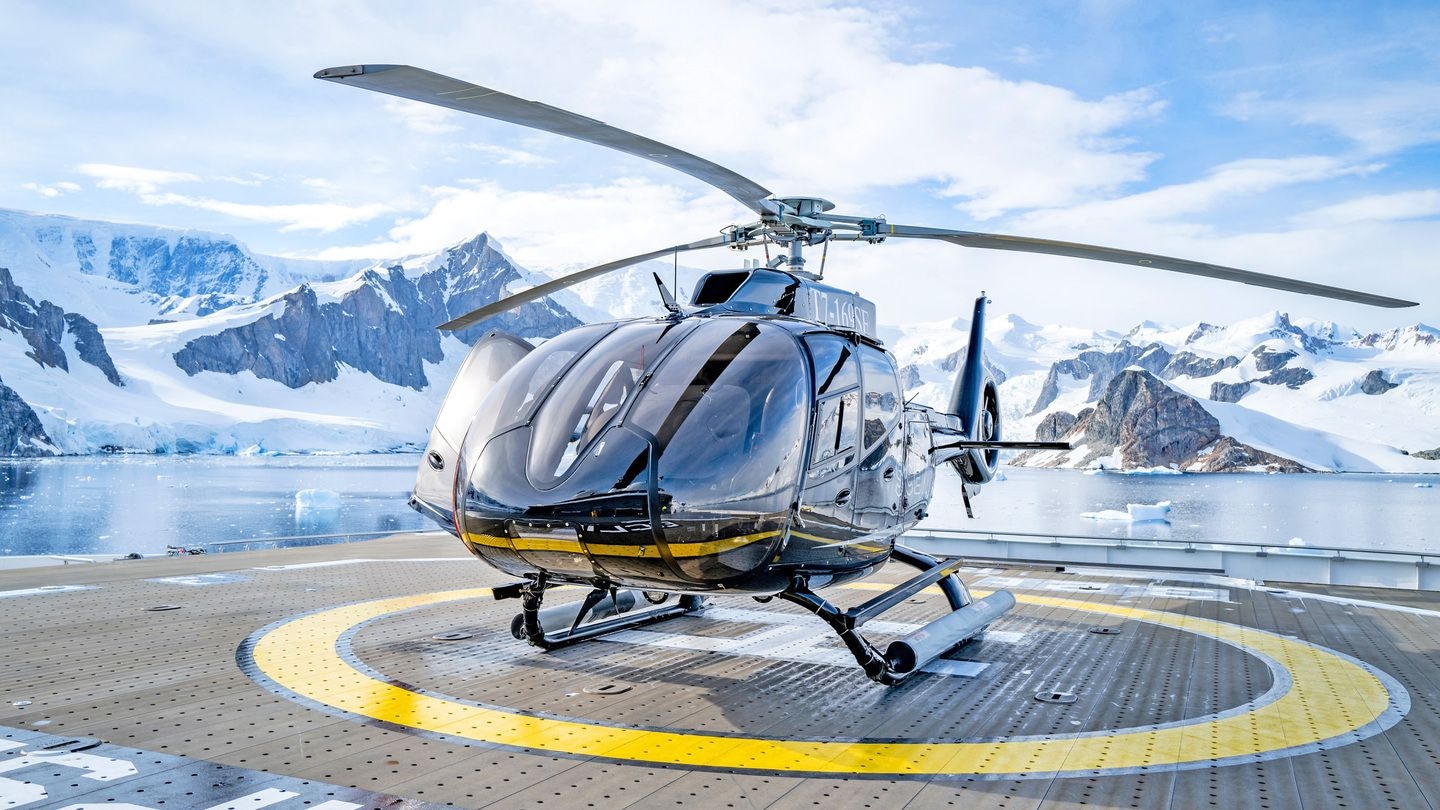 Scenic Eclipse I Helicopter, Antarctica Peninsular
