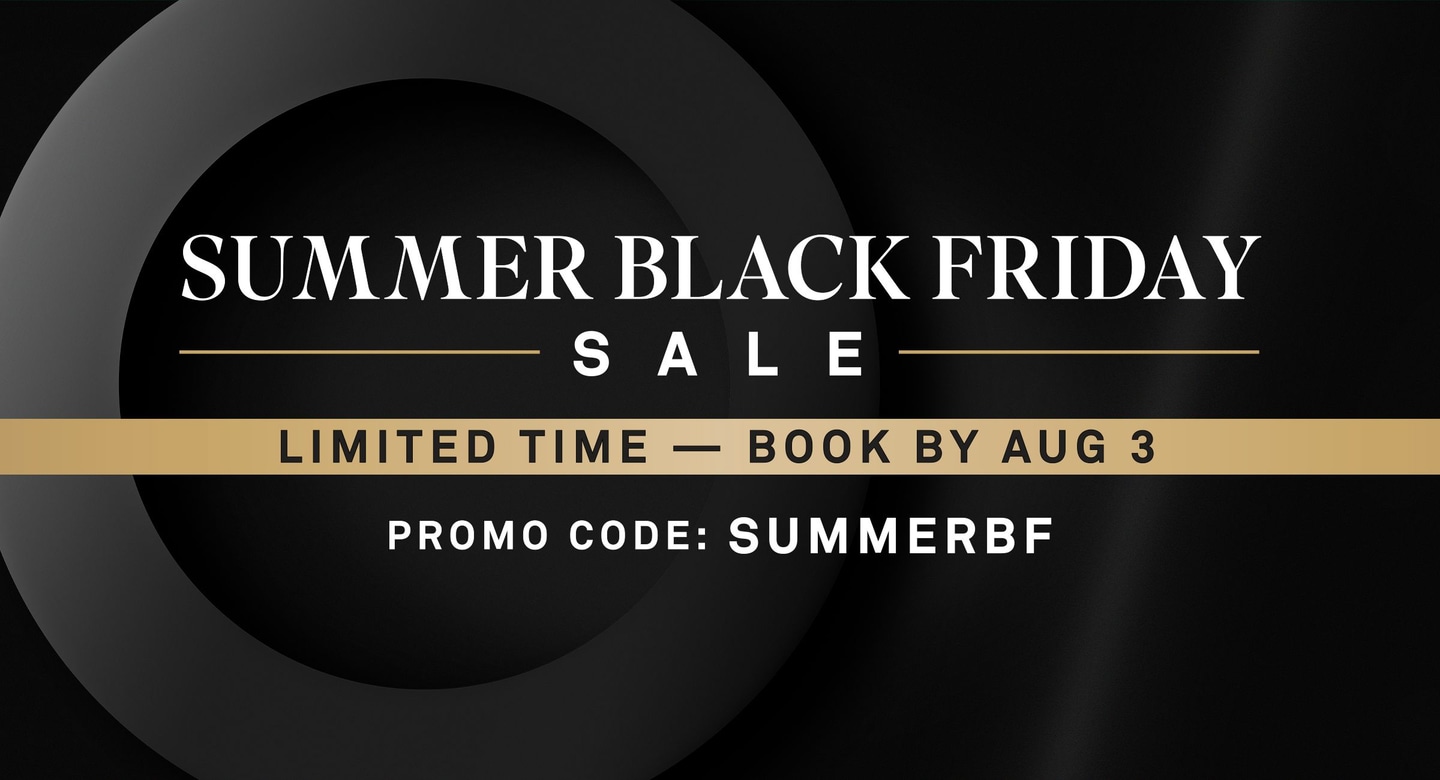 Scenic Summer Black Friday Sale Promo Banner